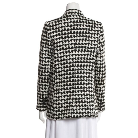 Anine Bing Black and White Houndstooth Blazer, Size XS-S - Picture 7 of 16